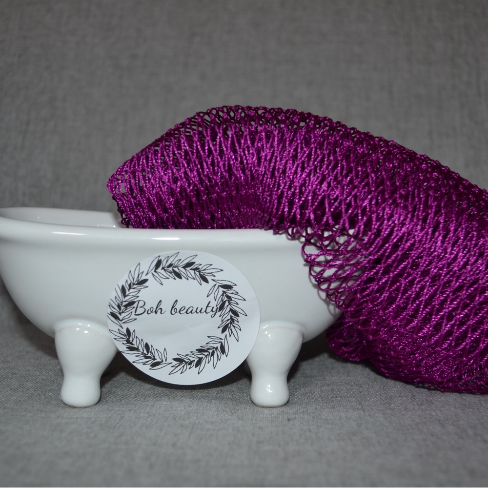 Purple African Exfoliating Sponge